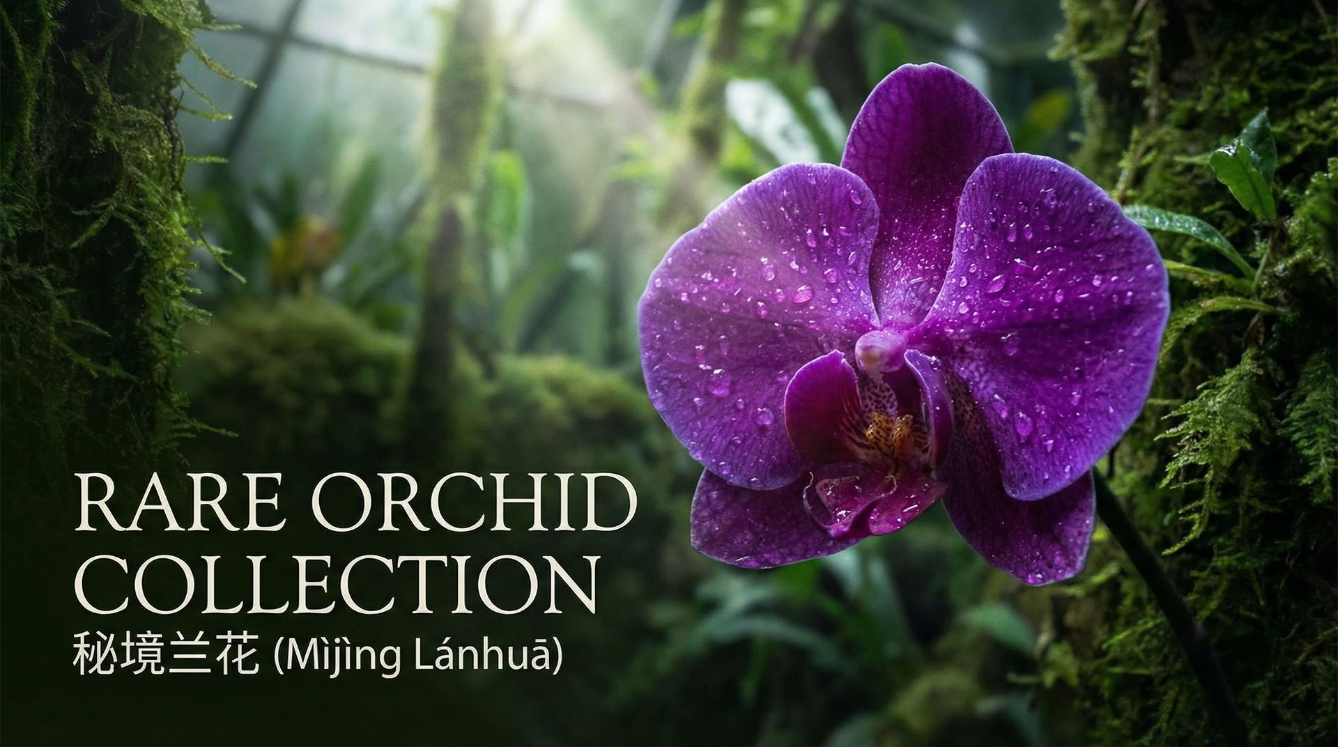 每日大赛精选植物视频-秘境兰花植物视频教程
